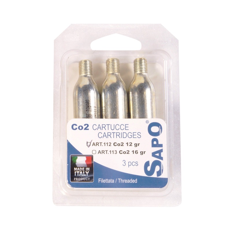 Bombolette CO2 Sapo 12g – 3 pezzi