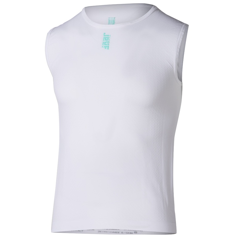 Canotta intima Juf Train senza maniche micromesh – Bianco