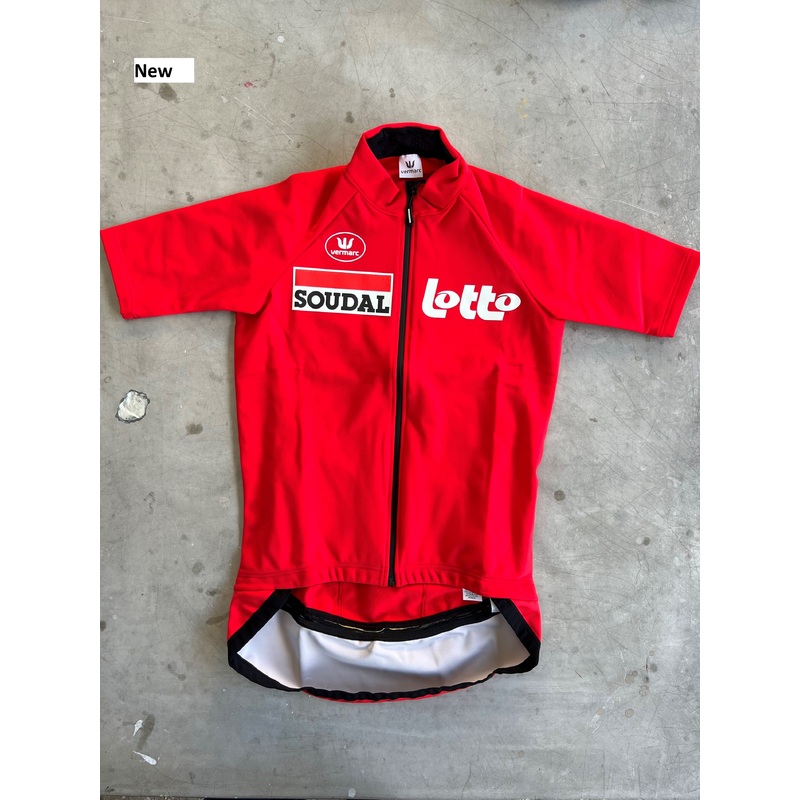 Lotto Soudal | Vermarc Red Short Sleeve Gabba Jersey | Size S | Rider-Issued Pro Team Kit