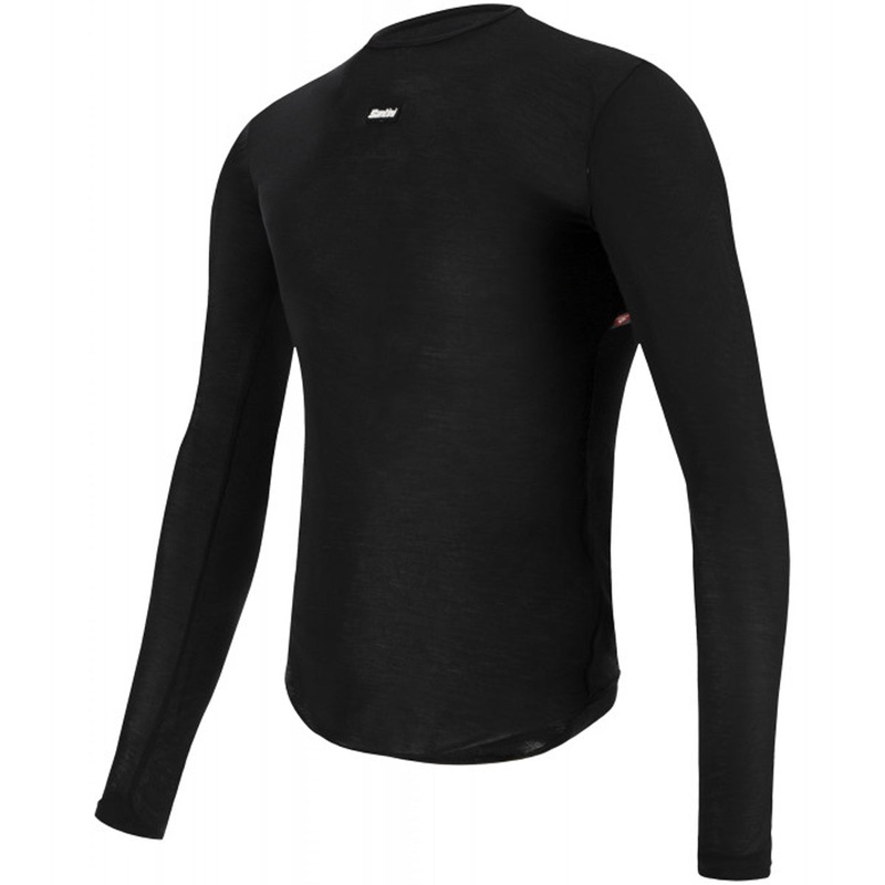 Maglia intima maniche lunghe Santini Primaloft Dry – Nero