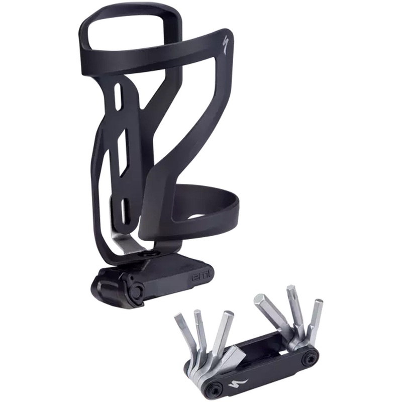 Portaborraccia Specialized Zee Cage 2 Destra con multitool – Nero