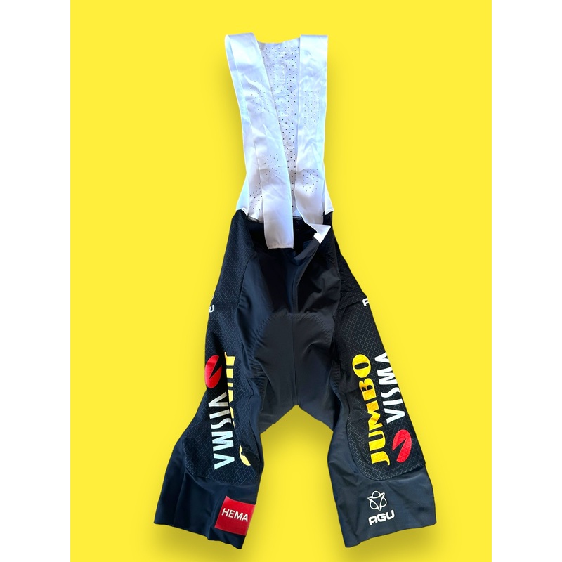 Race-Issued Bib Shorts| Agu |  Jumbo Visma | Pro Cycling Kit