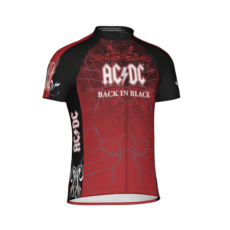 AC/DC Back In Black Jersey|SM|MD|LG|XL|2X|3X