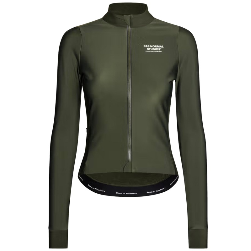 Maglia donna maniche lunghe Pas Normal Studios Mechanism Thermal – Verde scuro
