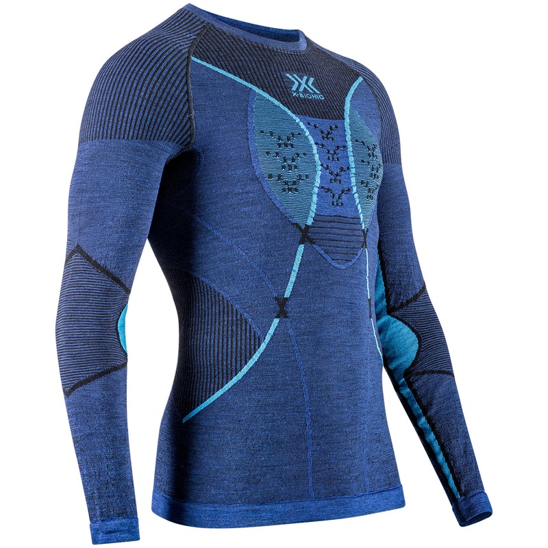 Maglia intima maniche lunghe X-Bionic Apani Merino 4.0 – Blu