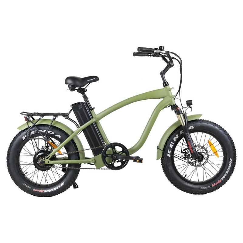 20inch Beach Cruiser Cargo Mini Ebike 500W 750W 7 Speed Electric Bike