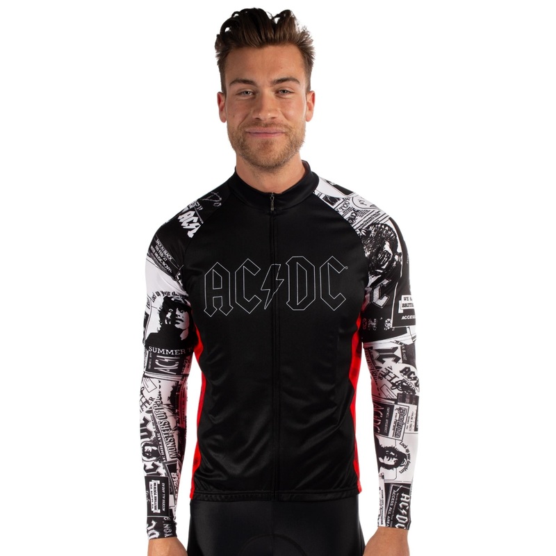 AC/DC Newsprint Lightweight Sun Sleeves