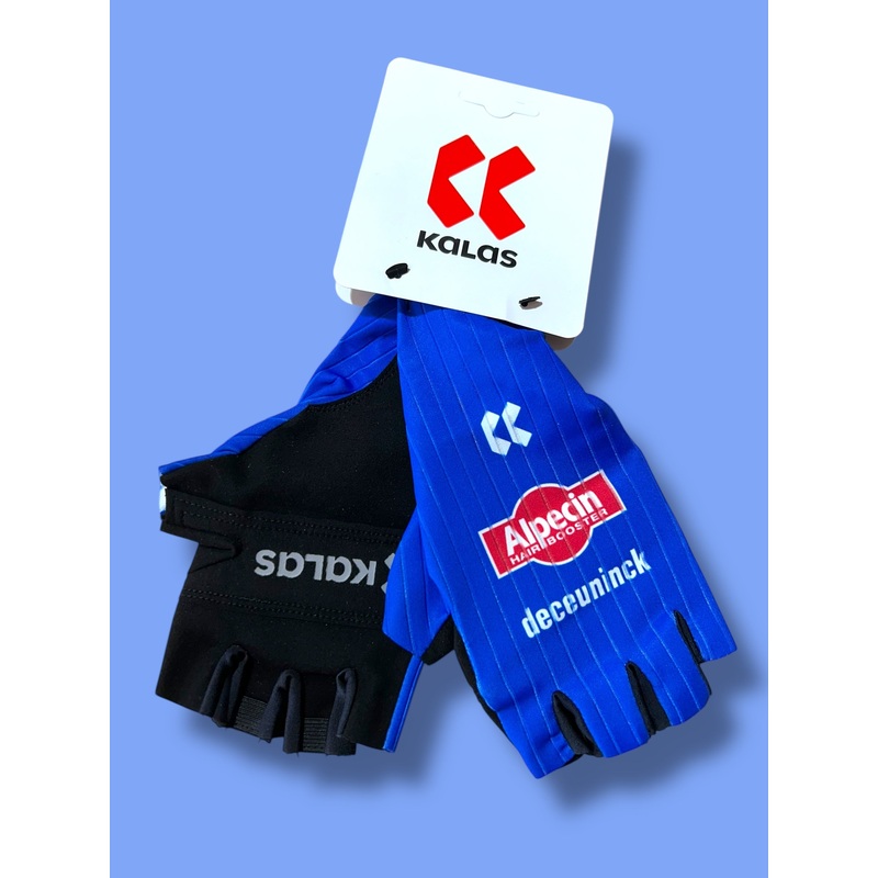 Aero Gloves Race Rider Issued Padded | Alpecin Deceuninck Kalas| Pro Cycling Kit