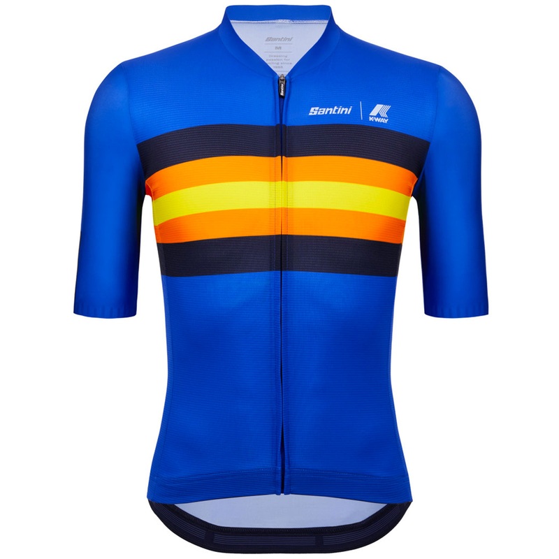 Maglia Le Vrai Santini x K-WAY – Blu