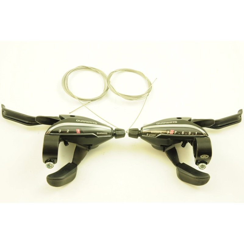 SHIMANO ST-EF65-9 EZI FIRE STI SHIFTERS 27 SPEED ( 3 x 9 )WITH INTEGRATED BRAKE LEVERS