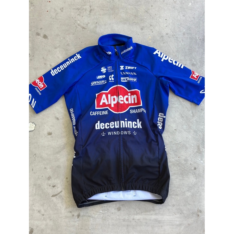 Winter Gabba Jacket Short Sleeve – Thermal windproof water-resistant Jacket/Jersey | Kalas | Alpecin Deceuninck | Pro Cycling Kit