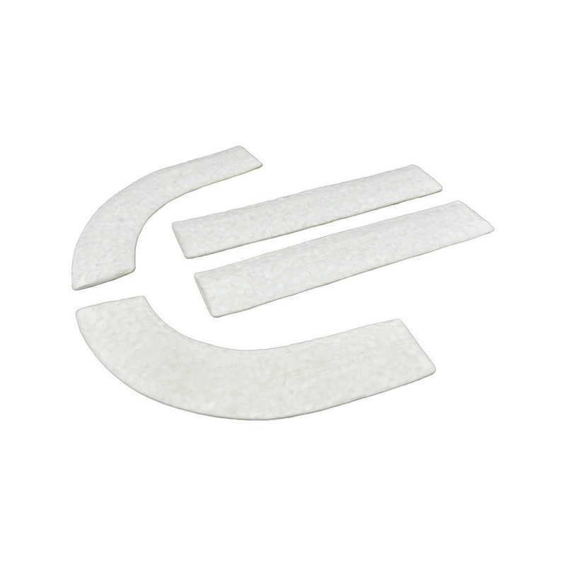 Jagwire Pro Anti-Vibration Handlebar Pad Set (White) (eTPU Foam) (For Drop Bars)
