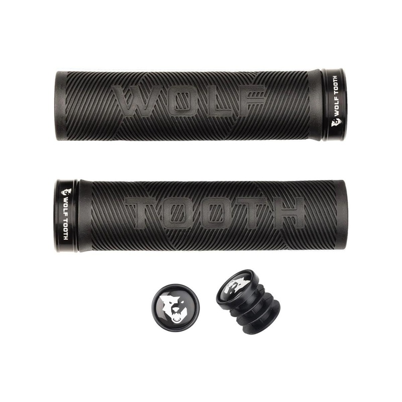 Wolf Tooth Components Echo Lock-On Grips (Black/Black