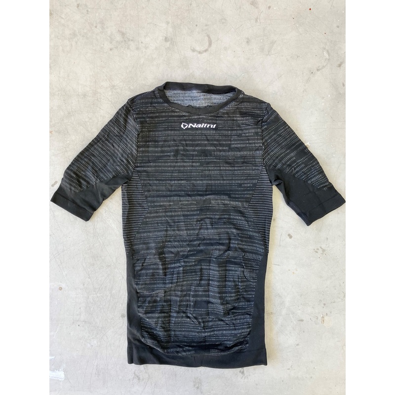 DSM | Nalini Short Sleeve Base Layer | Black | S/M | Rider-Issued Pro Team Kit