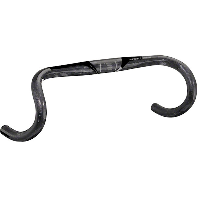 FSA K-Force Compact Carbon Handlebar (Black) (31.8mm) (40cm)