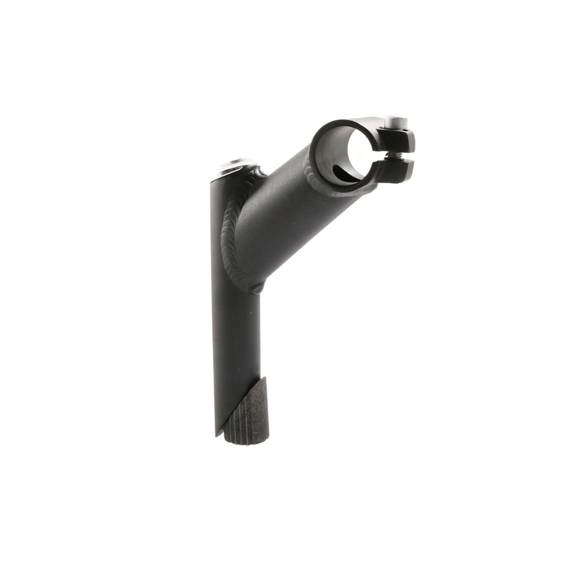 Short Reach 80mm Riser Alloy Stubbie Bike Handlebar Stem 25.4mm Matt Black Rare