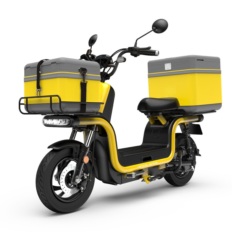 2025 Hot Sell EEC Certificate 1500W Motor Front and Rear Delivery Box Electric Scooter