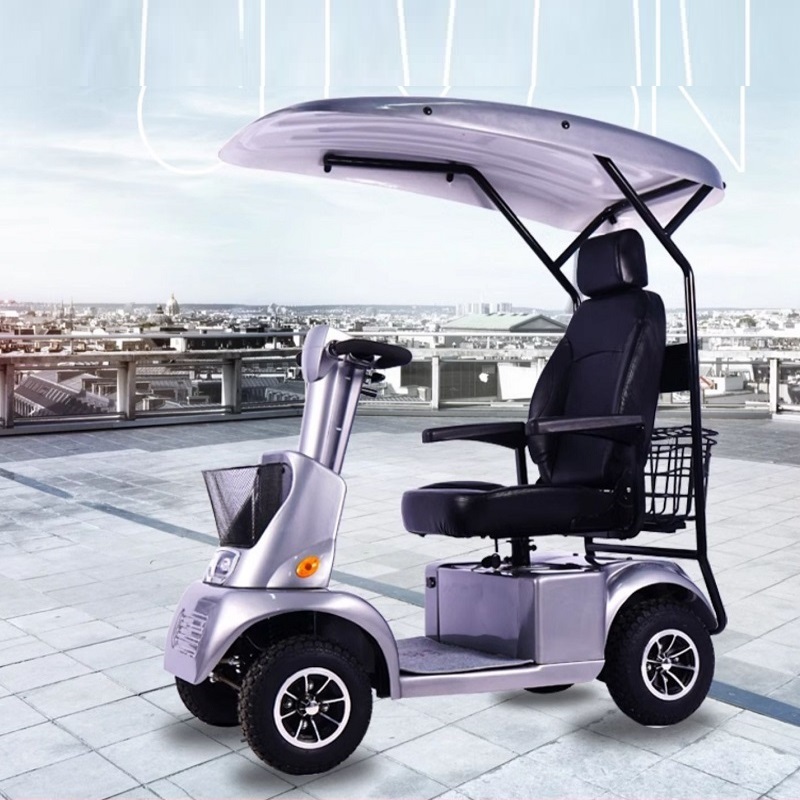 2025 New 600W/800W Motor Elderly Quad Electric Bike