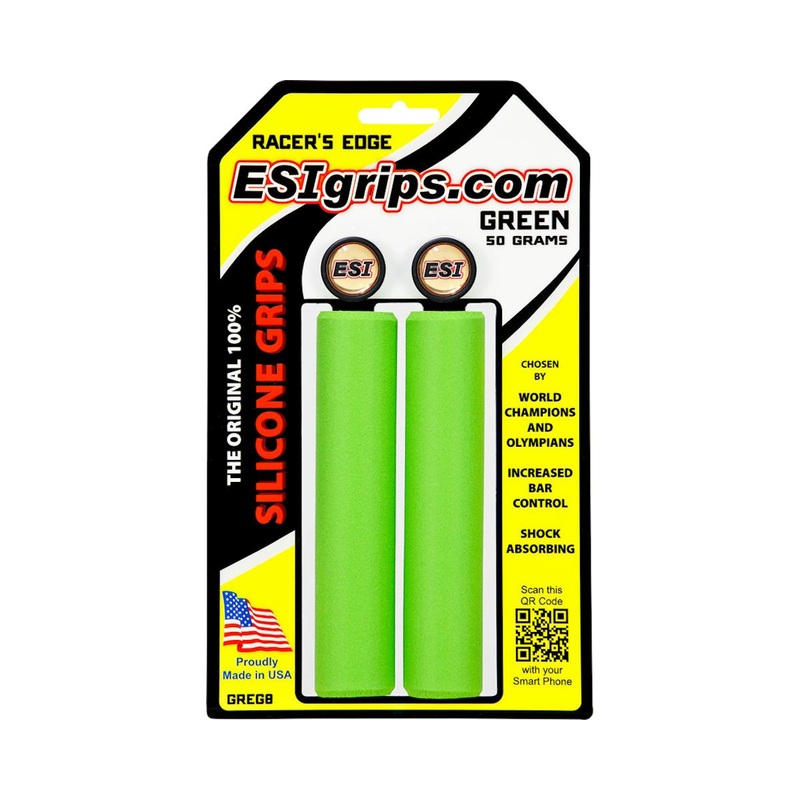 ESI Grips Racer’s Edge Silicone Grips (Green)