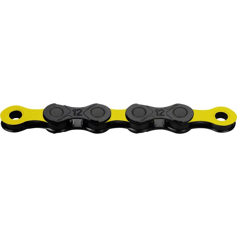 KMC DLC 12 Chain (Black/Yellow) (12 Speed) (126 Links)