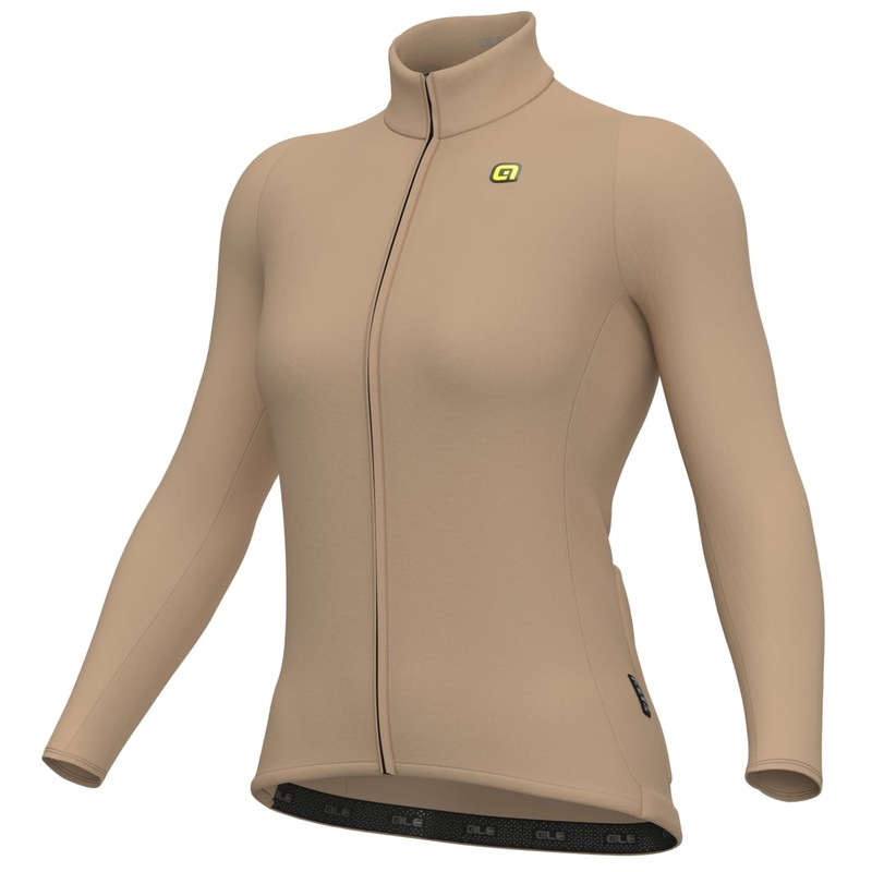 Maglia maniche lunghe donna Ale R-EV1 Warm Race 2.0 – Beige