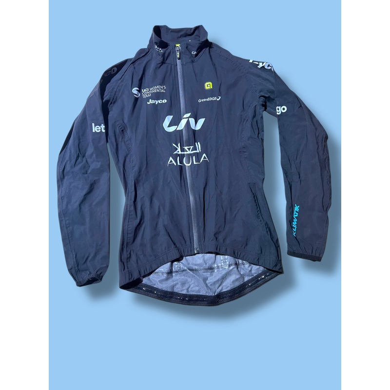 Rain Jersey Winter Waterproof Long Sleeve  Klimatik Racing Packable Womens| Ale |  Jayco Alula| Pro Cycling Kit