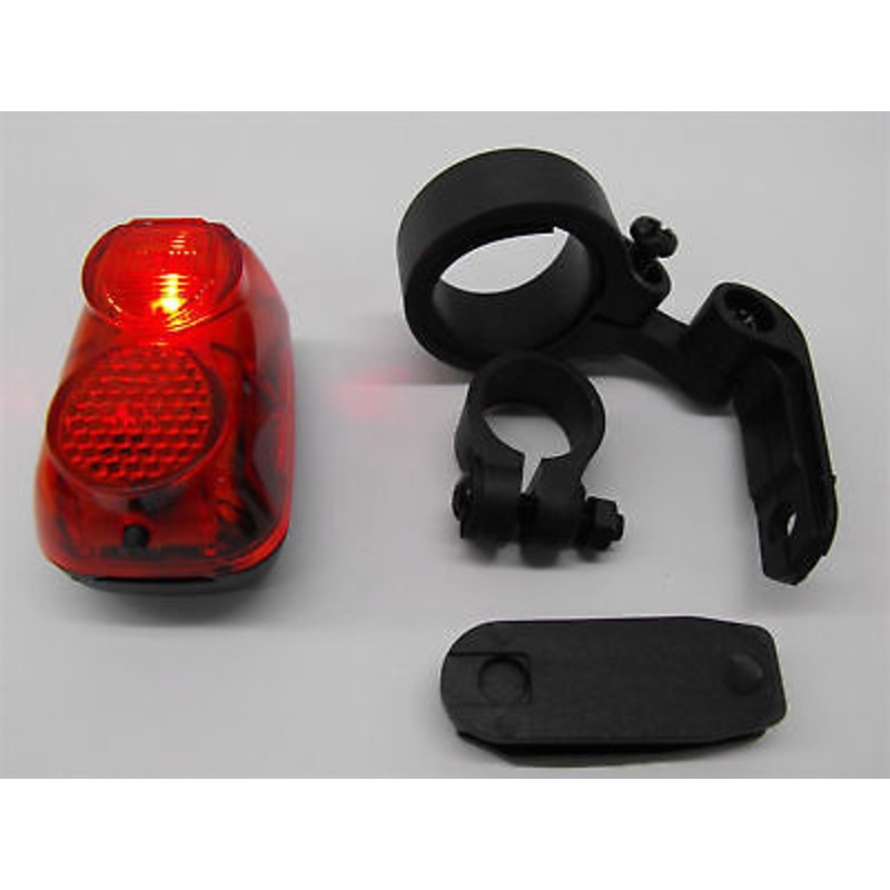 RALEIGH BRANDED LED BICYCLE REAR LIGHT DUAL FUNCTION WIDE ANGLE REDUCED BARGAIN