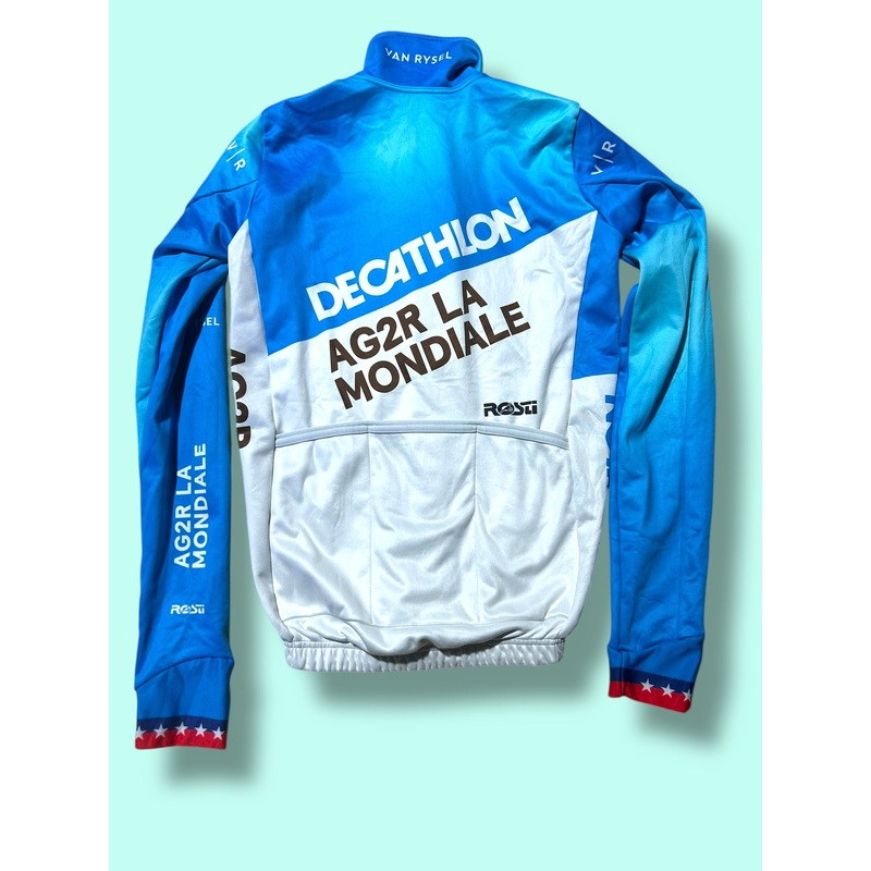 Winter Jacket  WARBASSE USA Thermal Windproof Waterproof Long Sleeve Jersey|Decathlon AG2R La Mondiale|Rosti|Pro Cycling Kit