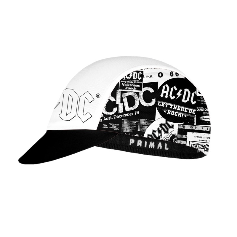 AC/DC Newsprint Cycling Cap|OSFA