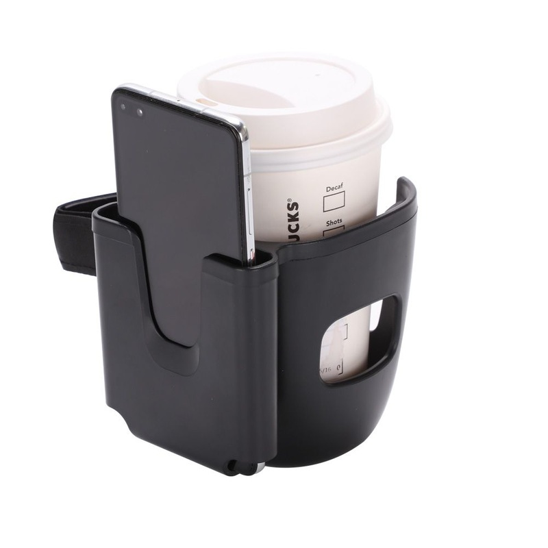 Stroller Cup Holder with Phone Holder, Bike Cup Holder, Cup Holder for Stroller