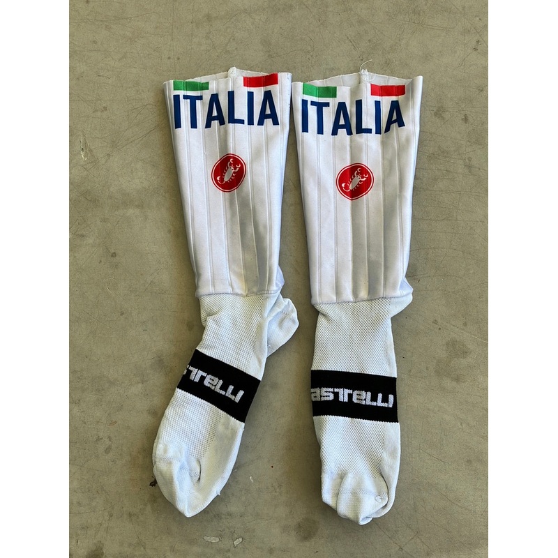 Aero Race Socks TT Time Trial | Castelli | Italia Italy National Team | Pro-Issued Cycling Kit