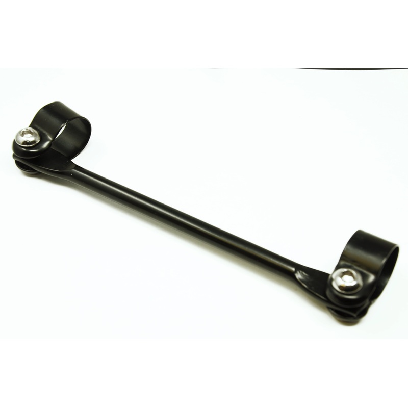 BIKE HANDLEBAR BRACE TO STRENGTHEN YOUR MTB LOW RISE HANDLEBARS BLACK