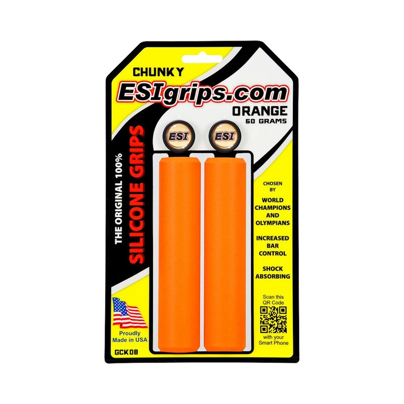 ESI Grips Chunky Silicone Grips (Orange)