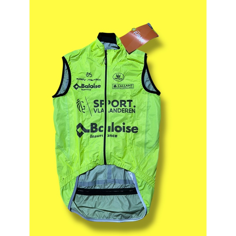 Waterproof Vest Rain Gilet  Windproof  | Vermarc |  Flanders Baloise| Pro Cycling Kit