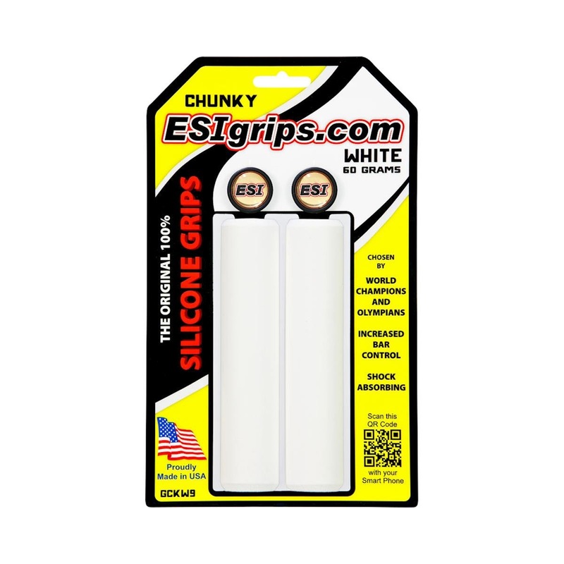 ESI Grips Chunky Silicone Grips (White)