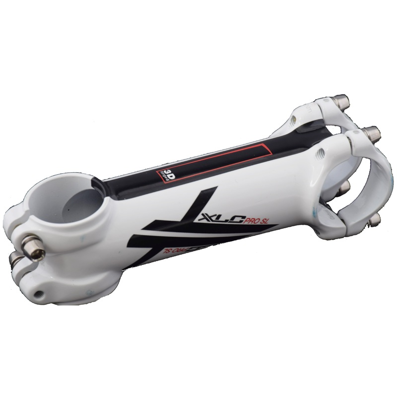 RALEIGH XLC PRO SL A-HEAD ROAD – MTB BIKE STEM XLC PRO SL 1 1-8 LIGHTWEIGHT ROAD BIKE – MTB A-HEAD STEM 31.8mm BLACK & WHITE 110mm