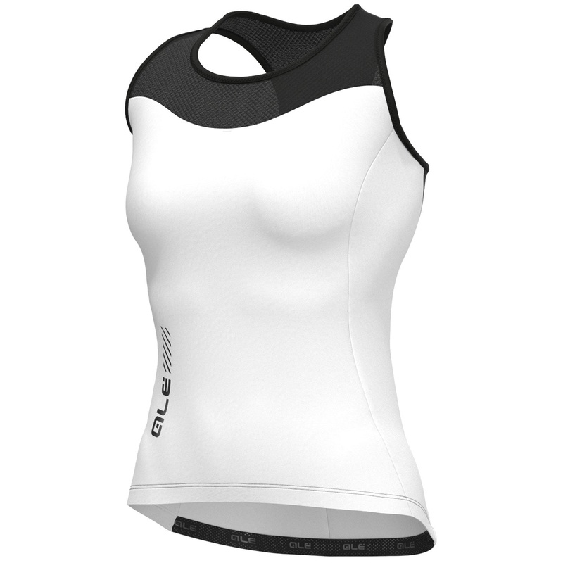 Top donna Ale Pragma Color Block – Bianco