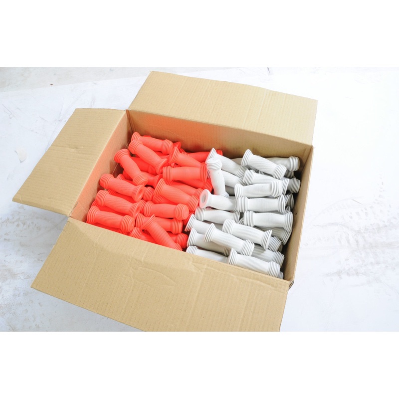 WHOLESALE JOB LOT 40 PAIRS BIKE,TRIKE 19mm 3-4JUNIOR HANDLEBAR GRIPS PINK WHITE