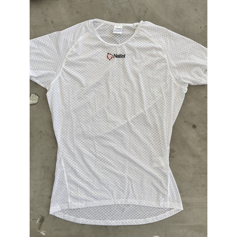 DSM | Nalini Short Sleeve Base Layer | White | M | Rider-Issued Pro Team Kit