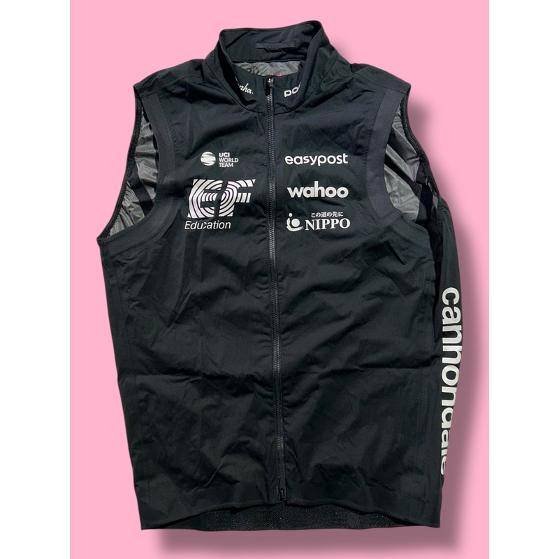 Gilet Vest Lightweight Rain Waterproof Packable womens| Rapha Pro Team |  EF Education First  | Pro Cycling Kit