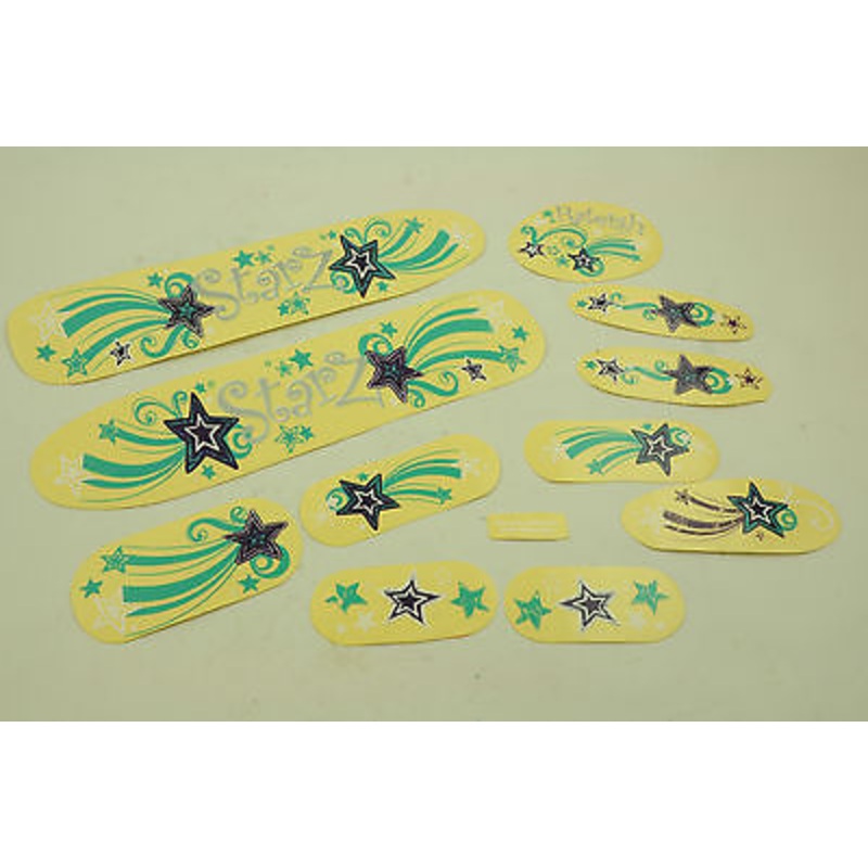 RALEIGH STARZ 20 WHEEL BIKE DECALTRANSFER SET STICKER PACK WTFRSTA2
