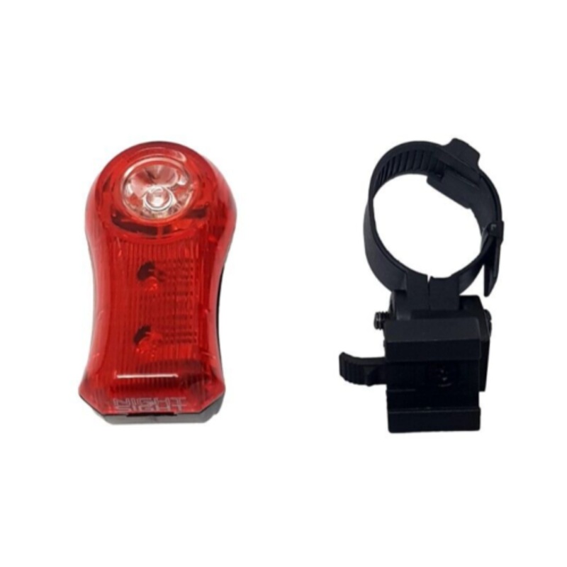 Very Bright Clip On Rear Led Light Night Sight 3-led Rear Bike Flashing Light