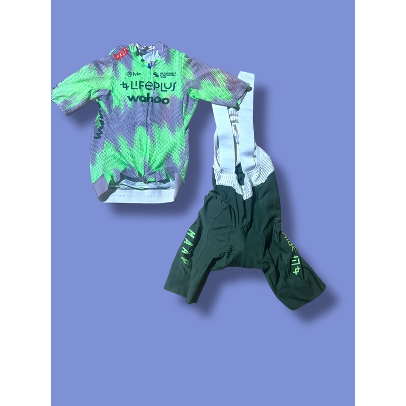 Women’s Aero Summer Jersey, Bib Shorts  and Socks Bundle   | Lifeplus Wahoo  | MAAP  | Pro Cycling Kit