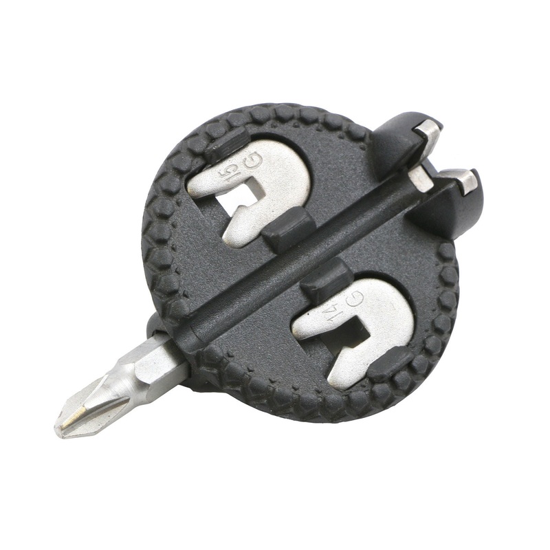 5 IN 1 SPOKEY SPOKE BIKE TOOL ADJUSTER 13 GAUGE 14G, 15G NIPPLES + 2 SCREWDRIVER