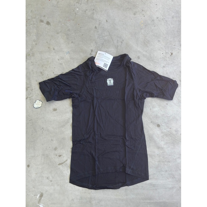 Uno-X | Bioracer Short Sleeve Merino Base Layer | Black | S | Pro-Issued Team Kit