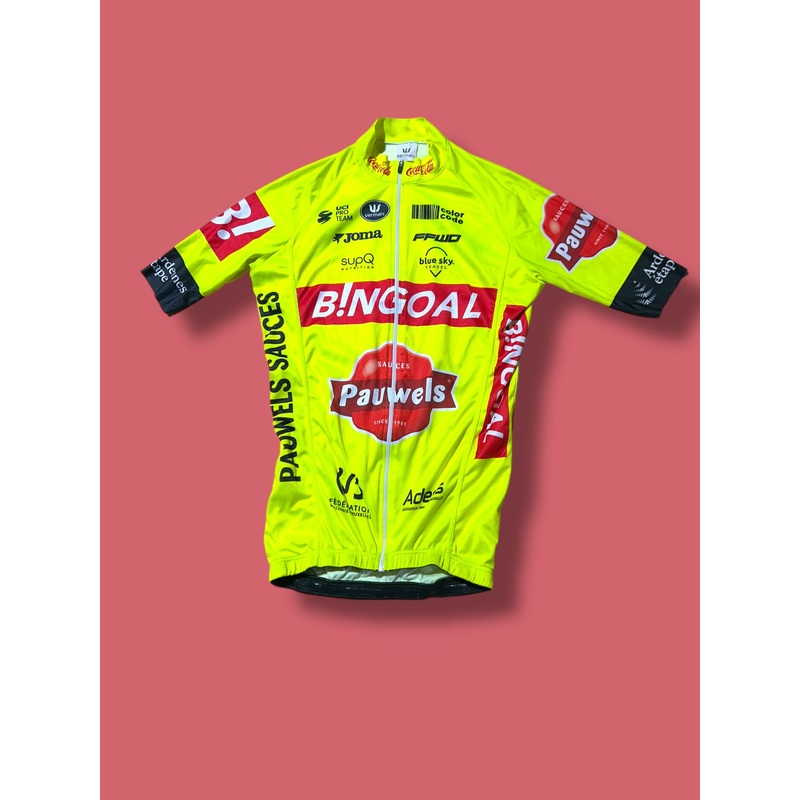 Aero Jersey Team Rider Issued| Bingoal Vermarc| Pro Cycling Kit