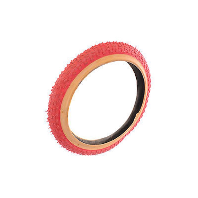 16 x 1.75 RED AMBERWALL COMP 3 STYLE BMX TYRE SUIT MINI BURNER -ANY 16 BMX