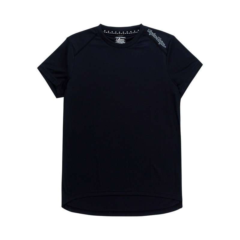 Womens Lilium Short Sleeve Jersey Mono Black