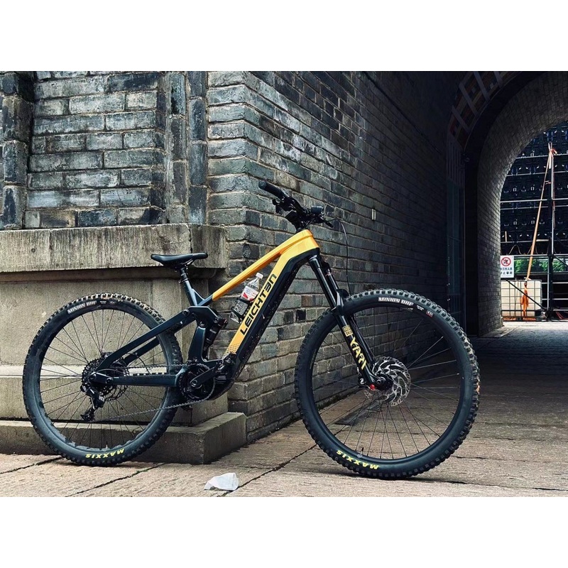 2025 Leihten High-End-Class All-Terrain Electric Bike Downhill Electric Bicycle Carbon Fiber Frame E-MTB