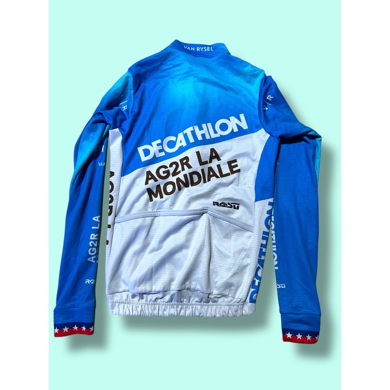 Jersey Midweight WARBASSE  Thermal Long Sleeve Racing Maillot   | Decathlon AG2R La Mondiale  | Rosti | Pro Cycling Kit